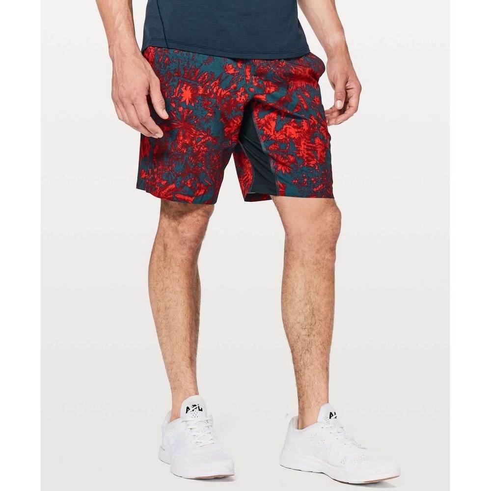 Lululemon THE Short 9" Linerless Canopy Hot Heat Mach Blue‎ Medium